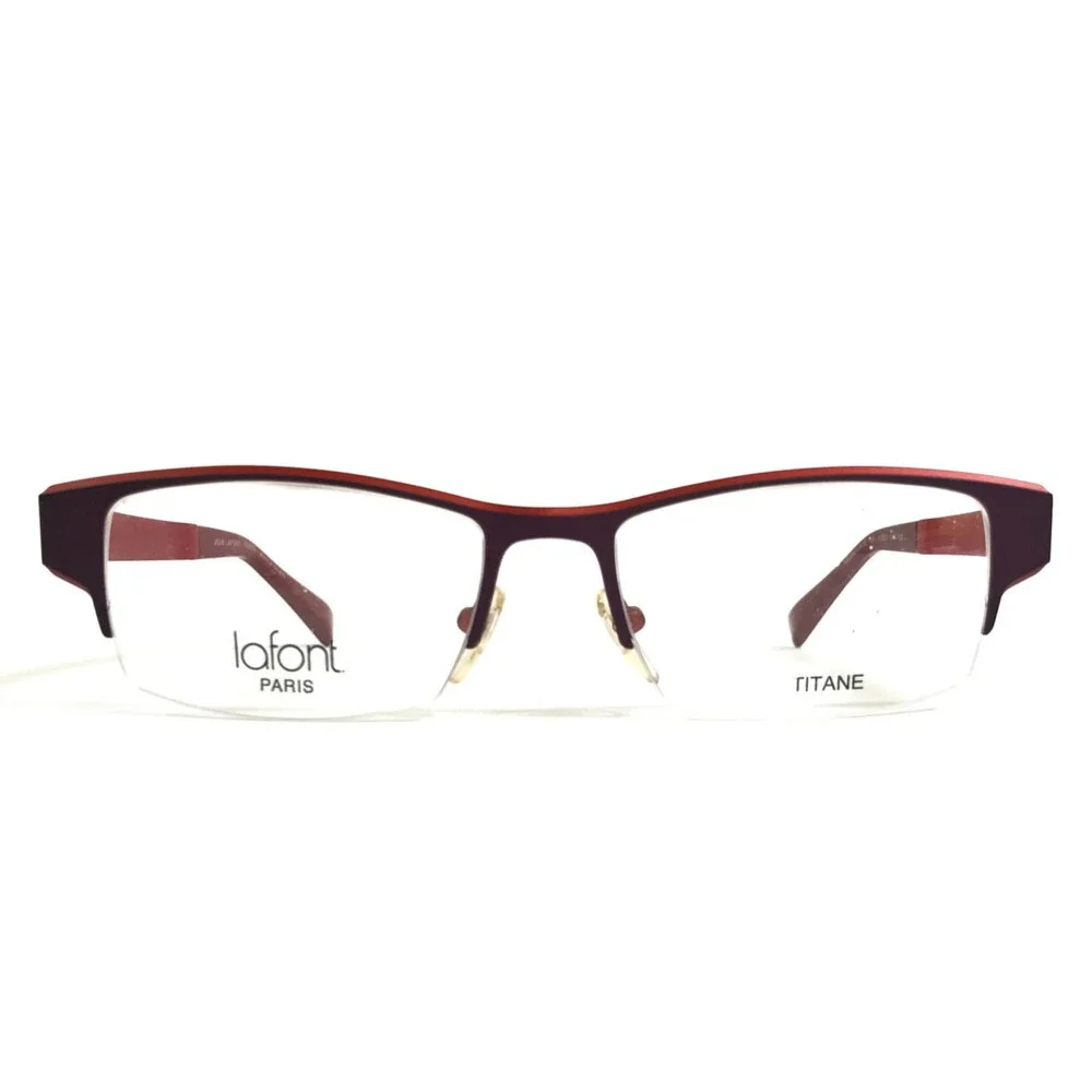 Jean Lafont Eyeglasses Frames HARMONIE 762 Purple Orange Rectangle 51-17-135